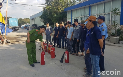 Secoin Sài Gòn tổ chức tập huấn phòng cháy chữa cháy